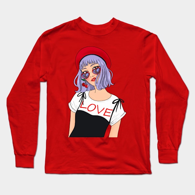 Love girl Long Sleeve T-Shirt by StarWheel